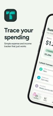 Trace: Expense Tracker screenshot