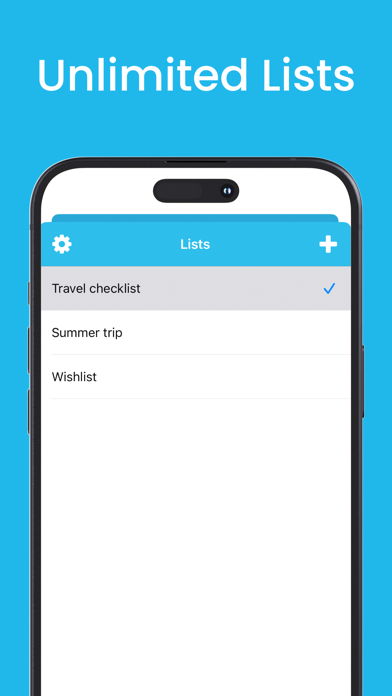 Screenshot #2 pour Checklist app (Packing List)