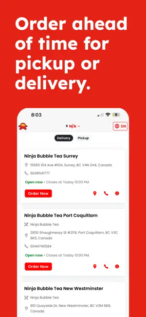 Ninja Bubble Tea screenshot 2