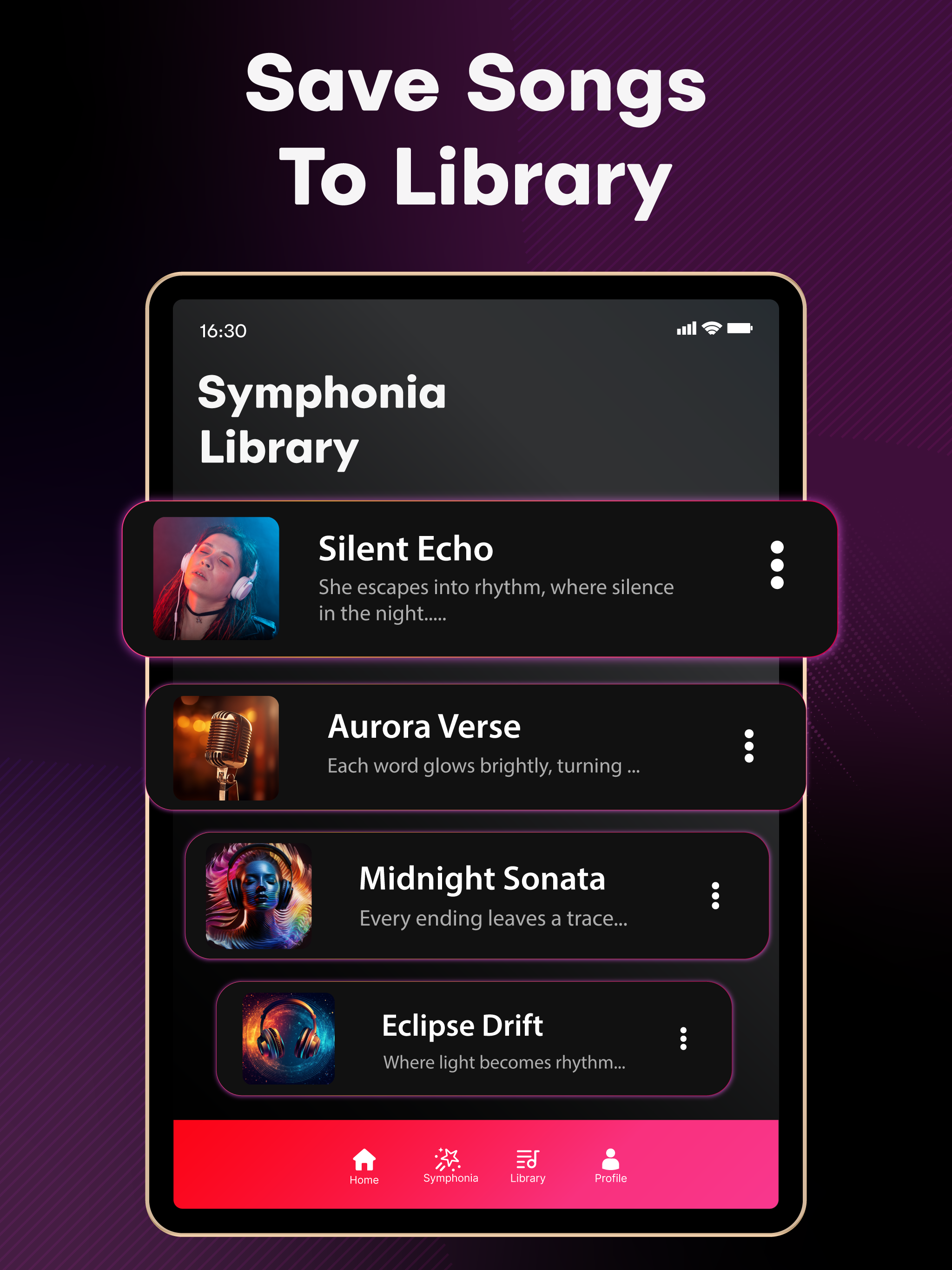 Symphonia - AI Music Generator