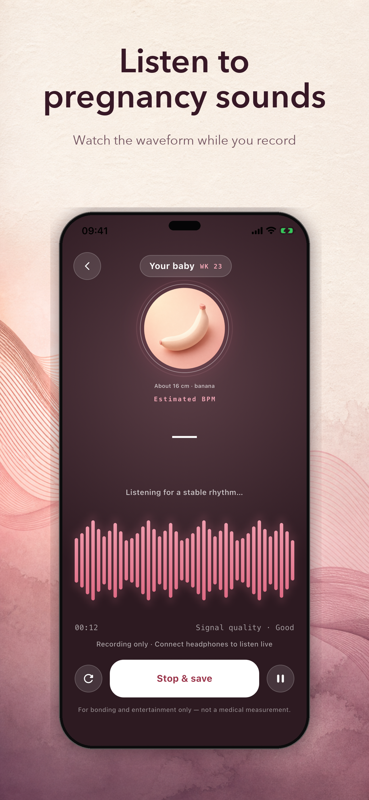 BellyNote: Baby Heartbeat screenshot 3