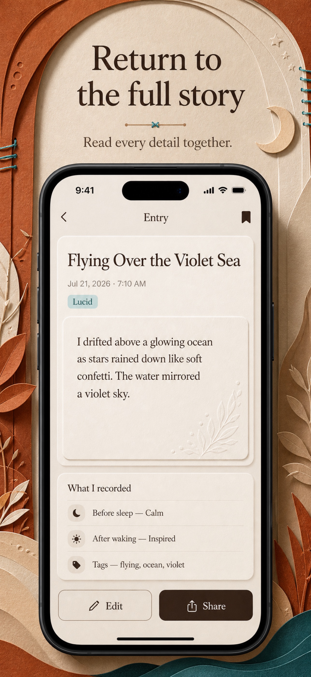 Screenshot 7 of Dream Journal — Lucid Diary