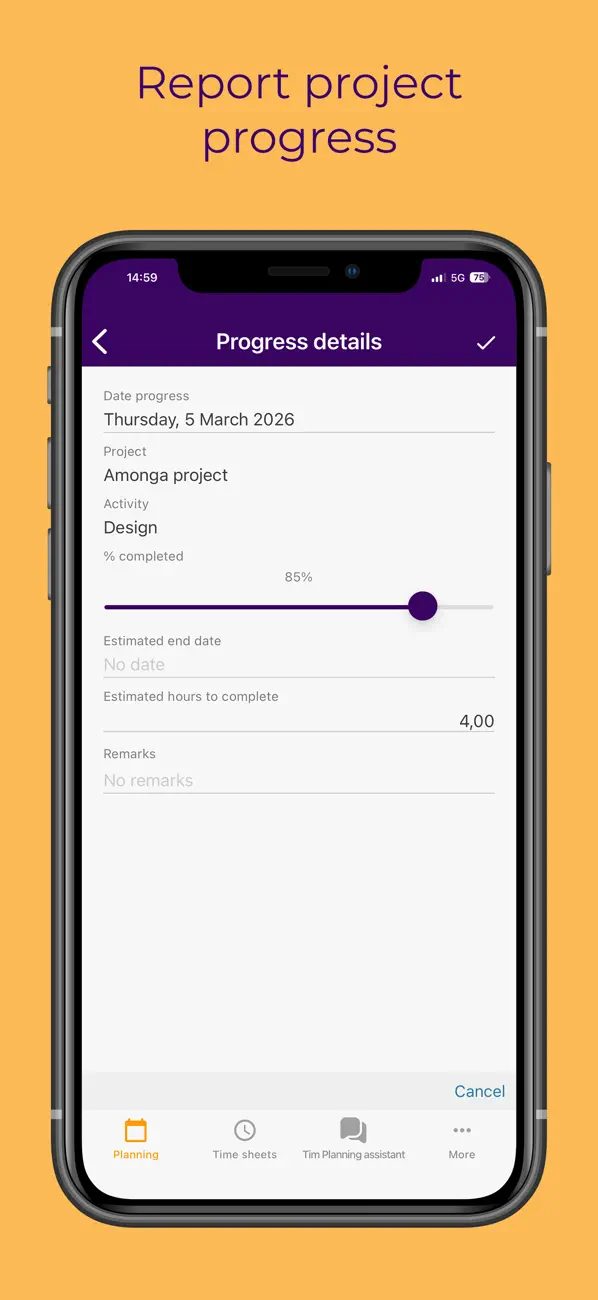 Screenshot #3 pour Timewax Planning & Time sheet