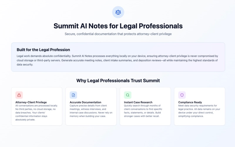 Summit: AI Note Taker Screenshot 10 of 10