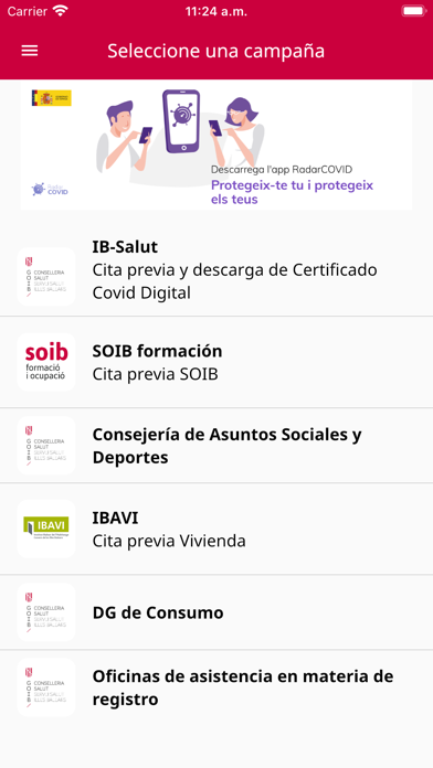 Cita Previa CAIB Screenshot
