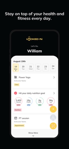 LockedInAthlete screenshot