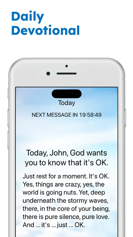 Daily Devotional: Bible Chat screenshot 1 of 6
