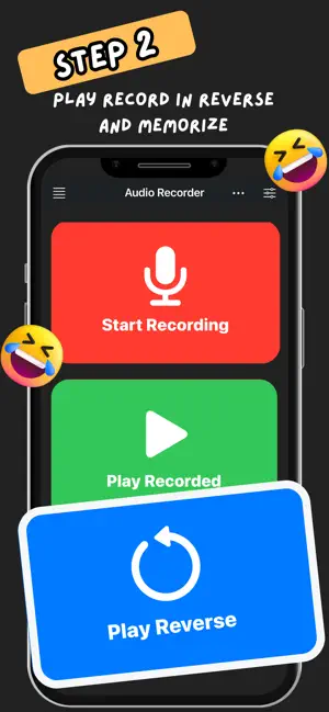 Reverse Singing Audio Recorder screenshot 2