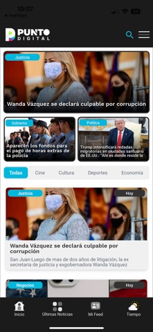 Punto Digital iPhone screenshot