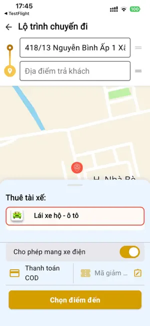 Shipper - Gọi xe, ship hàng iPhone screenshot 2