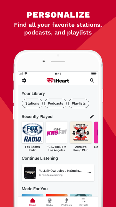 iHeart: Radio, Podcasts, Music Screenshot