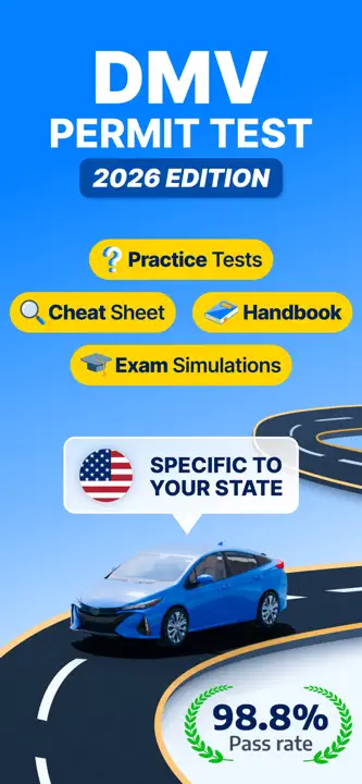 DMV Permit Practice Test: Screenshot 1 von 5