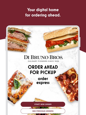Di Bruno Order Express iPad screenshot