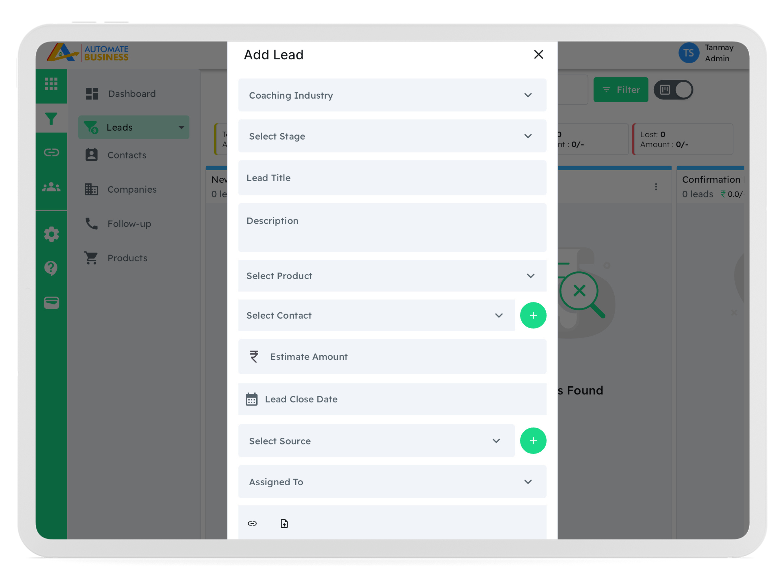 Automate Sales CRM