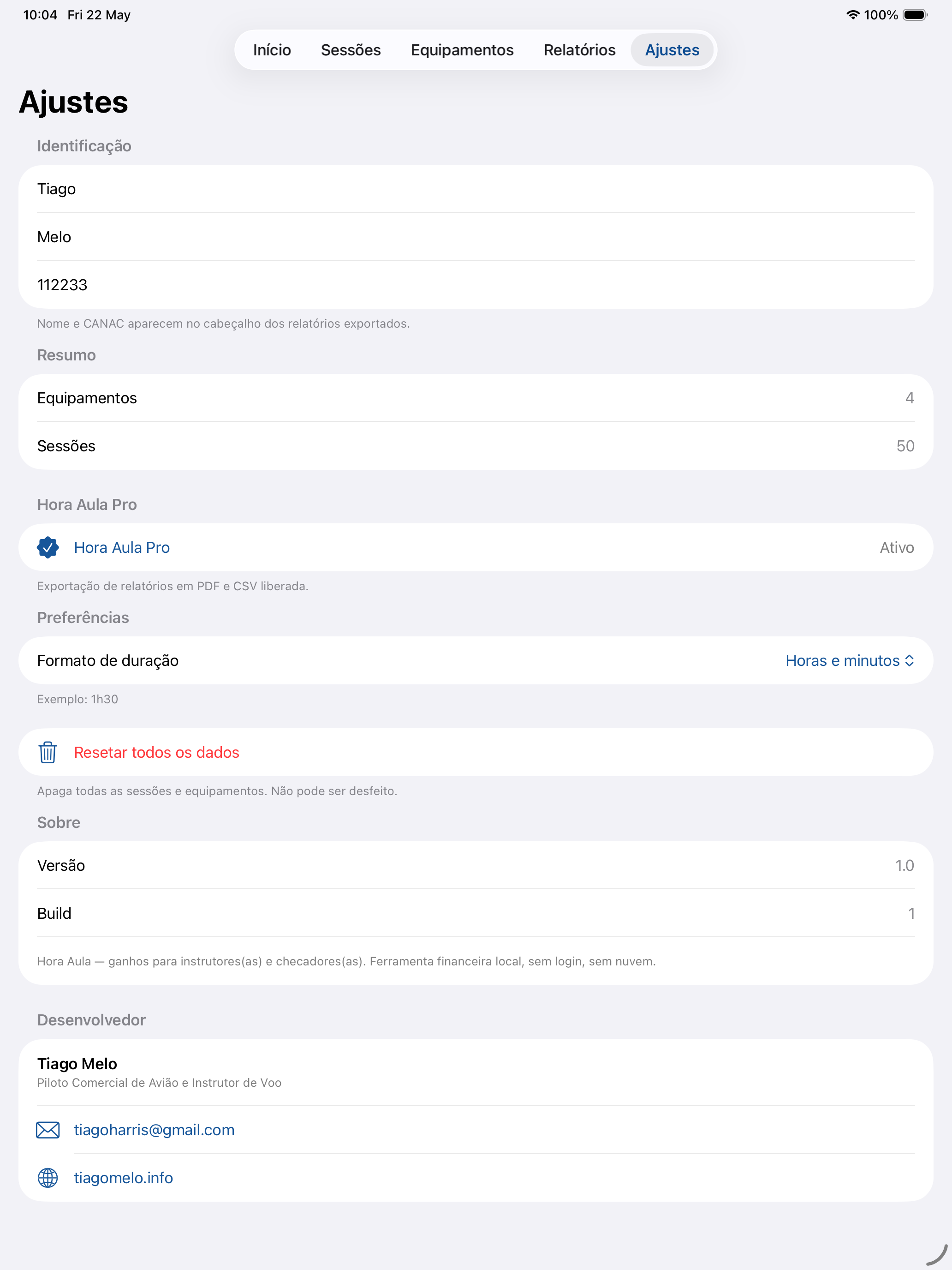 Instrutor de Voo - Hora Aula screenshot 19