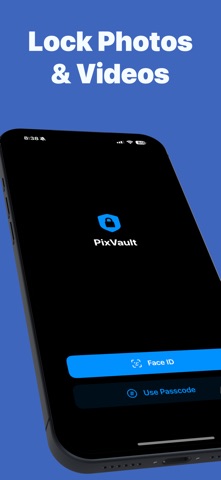 Private Photo Vault - PixVault iPhone screenshot