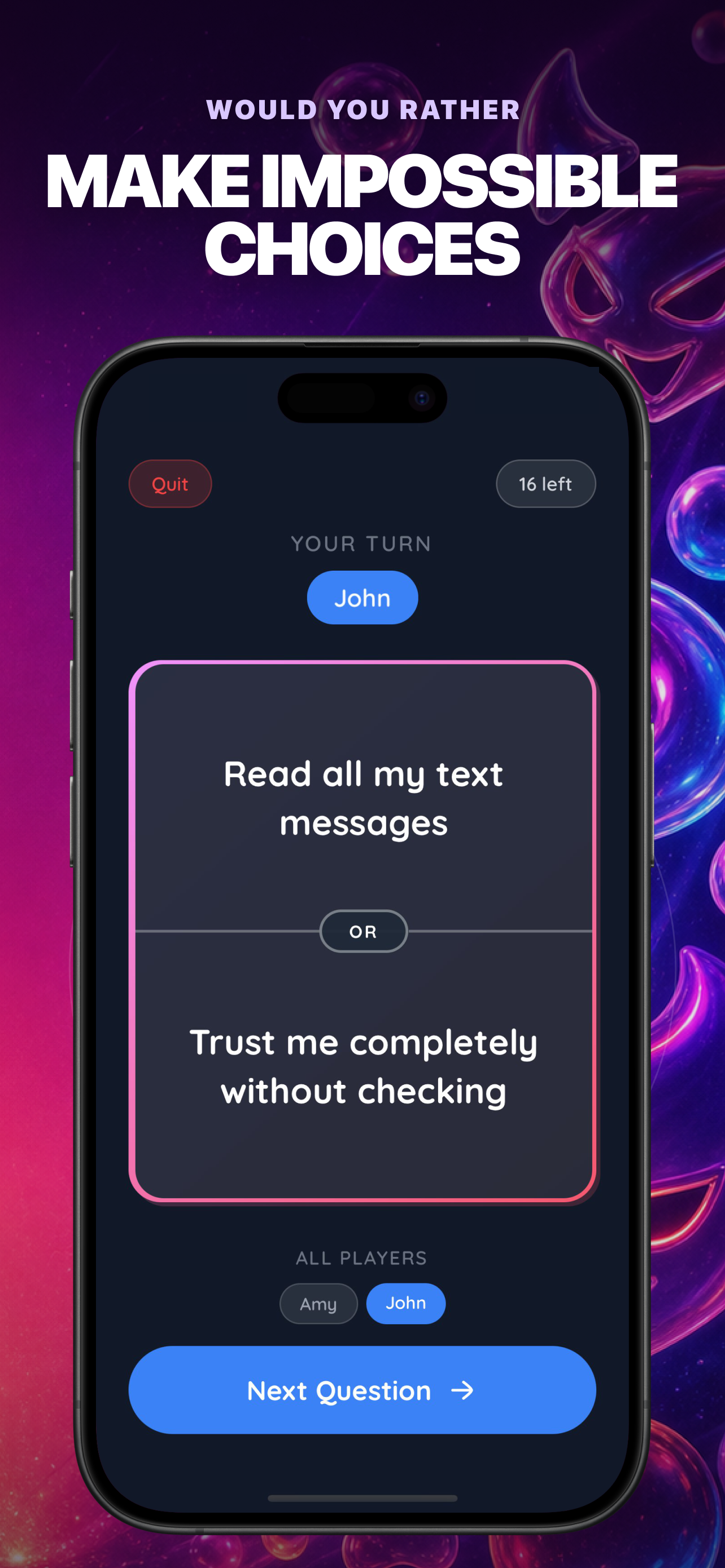 Dirty Questions & Dares Game screenshot 4