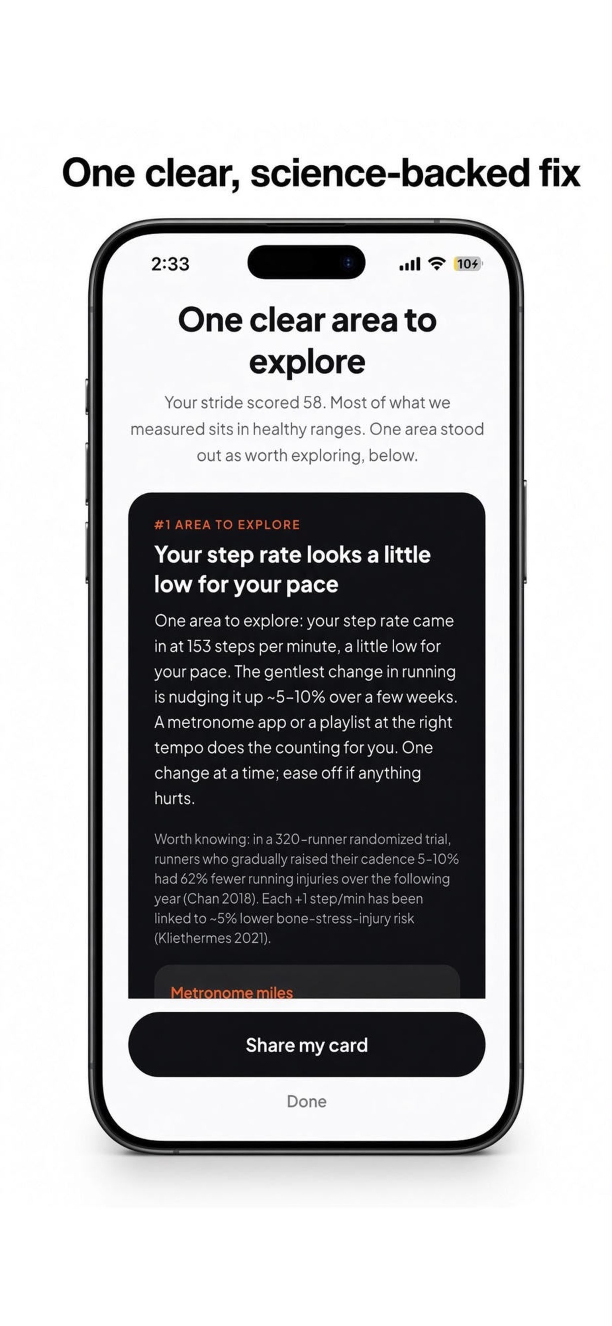 StrideCheck: Running Form AI screenshot 4