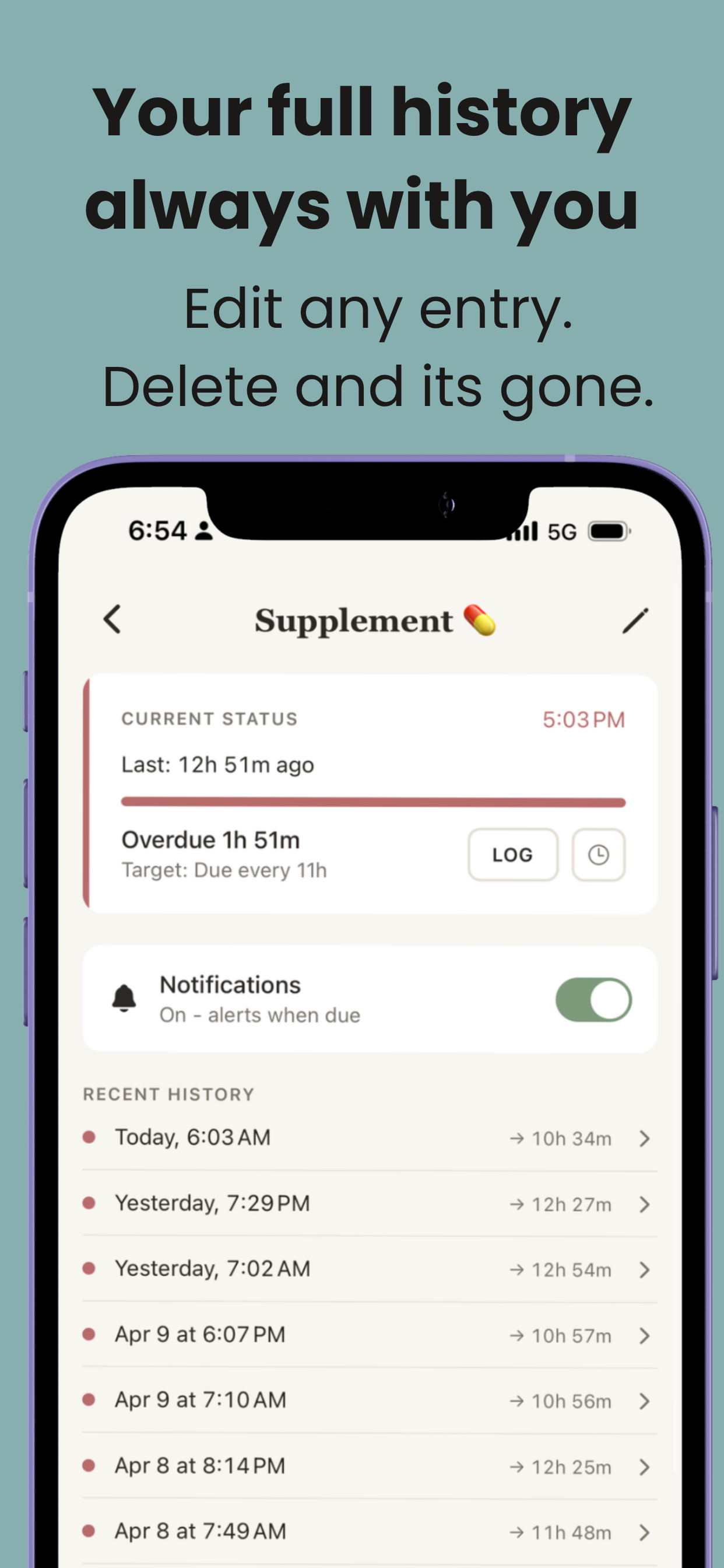 CountWhen: Last Time Tracker