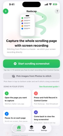 Reelscap: Print longo screenshot 3
