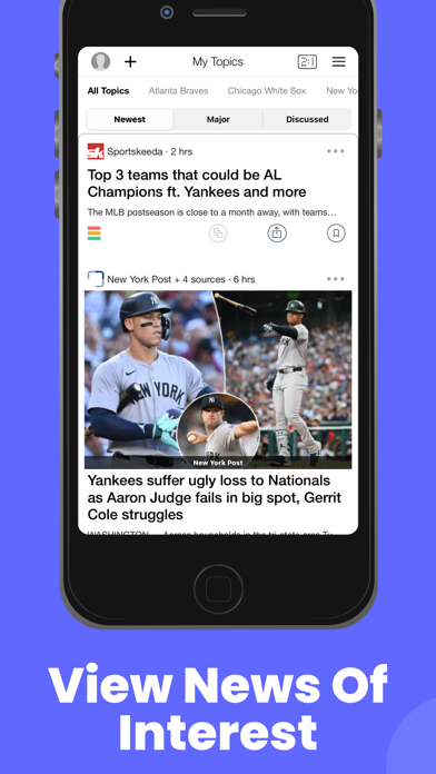 Baseball News & Scores, Stats Screenshot