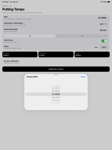 Tempo LIne iPad screenshot 1