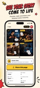 POW! AI Comic & Manga Maker screenshot