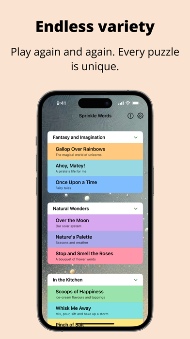 Sprinkle Words Screenshot