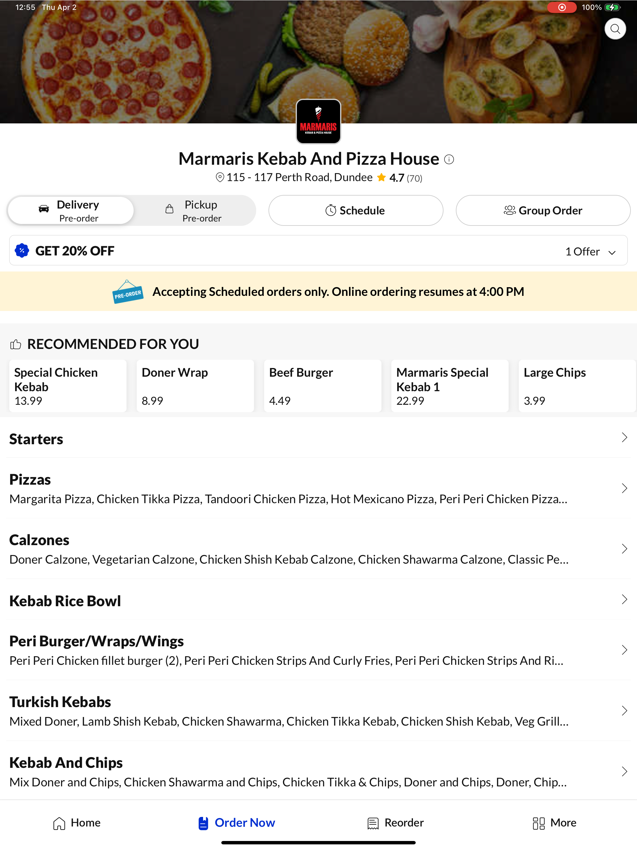 Marmaris Kebab And Pizza House