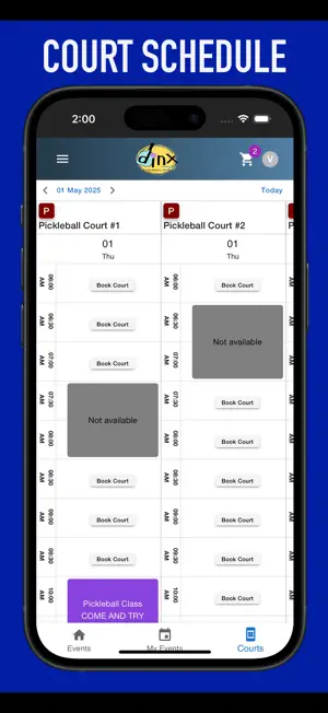 Dinx Pickleball Club screenshot 1