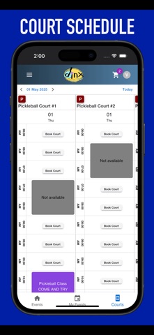 Dinx Pickleball Club screenshot