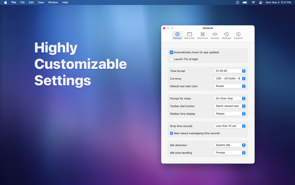#6. Tim ∙ Time Tracker (macOS) 由: Neat Software Co.