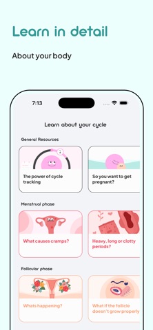 SheSync - Period Tracker iPhone screenshot