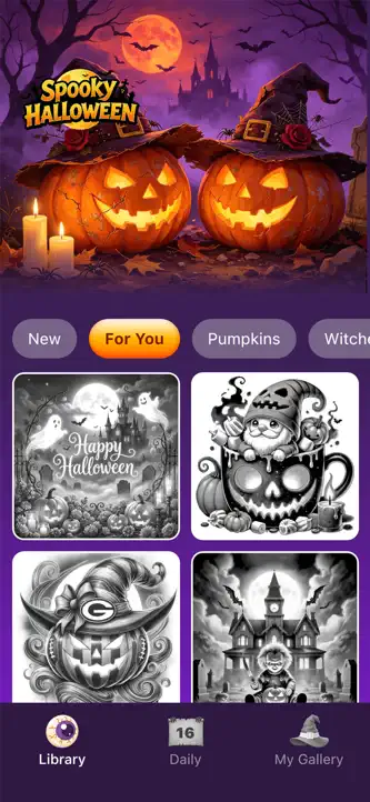 Spooky Halloween Color screenshot 1