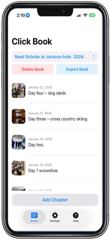 Click Stories screenshot