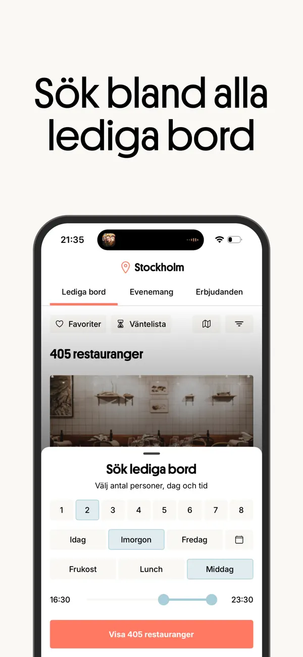 Screenshot #2 pour BokaBord - Restauranger