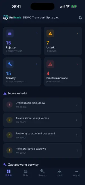 UniTrack screenshot 1