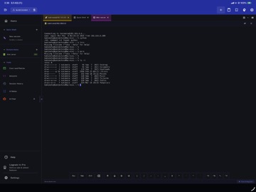 QuickTerminal - Multi-Shell iPad screenshot