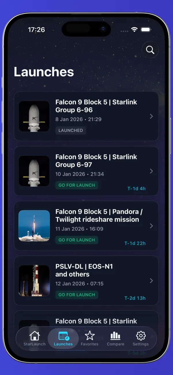 #1. StarLaunch (iOS) De: Celal Can Sagnak