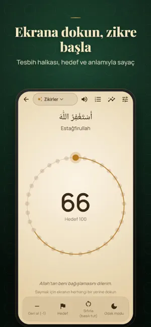 Zikirmatik Pro: Tasbih Counter screenshot 1