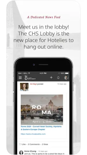 Cornell Hotel Society screenshot 3