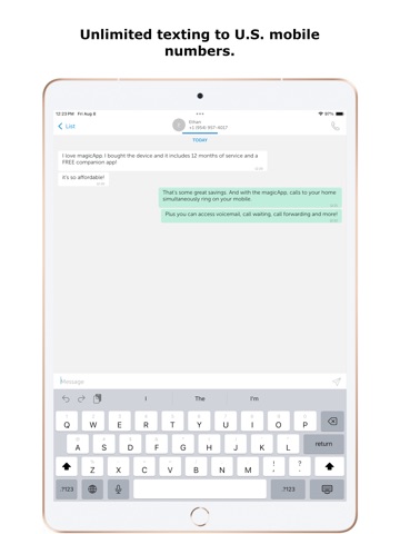 magicApp Calling & Messaging App Store preview screenshot 7