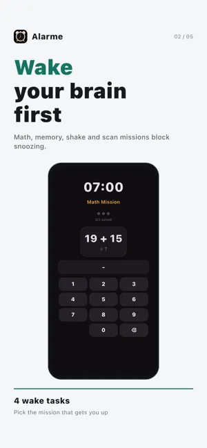 Alarme: Scan & Math Alarm screenshot 2