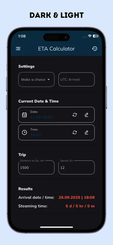 ETA Calculator screenshot 7 of 8