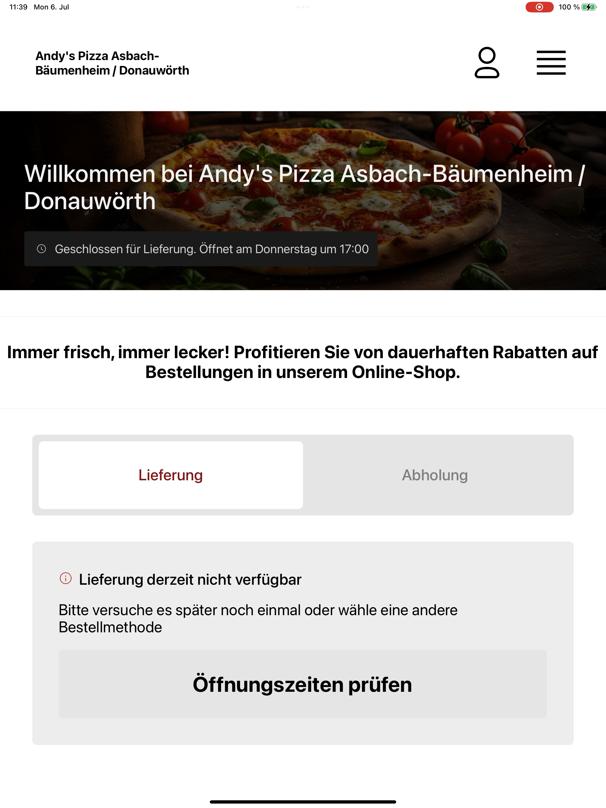 Andy's Pizza Asbach-Bäumenheim screenshot 10