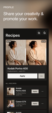 Kroma: Pro Camera & Photo iPhone screenshot