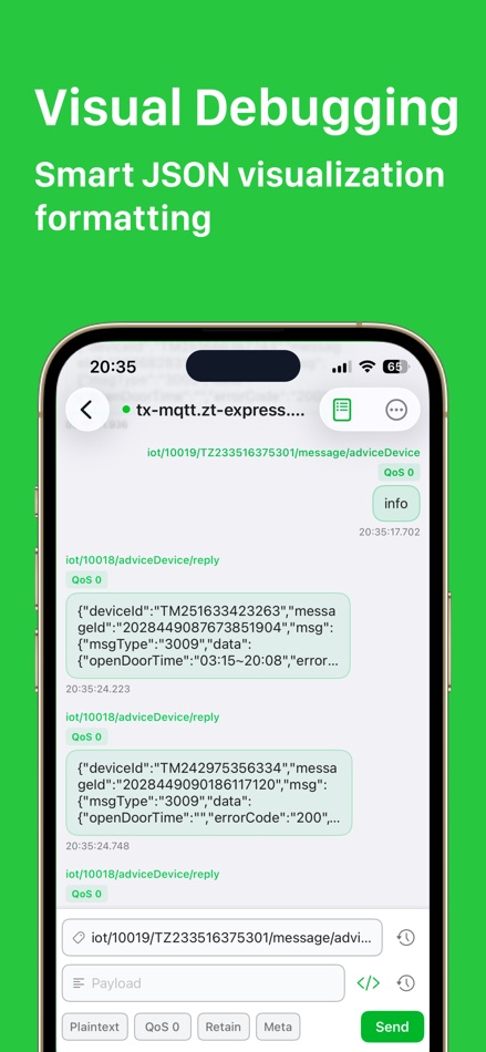 #2. MQTT Debug & Analyzer Client (iOS) 来自: 小玲 王