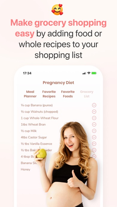 Pregnancy Diet: Food & Recipes Screenshot
