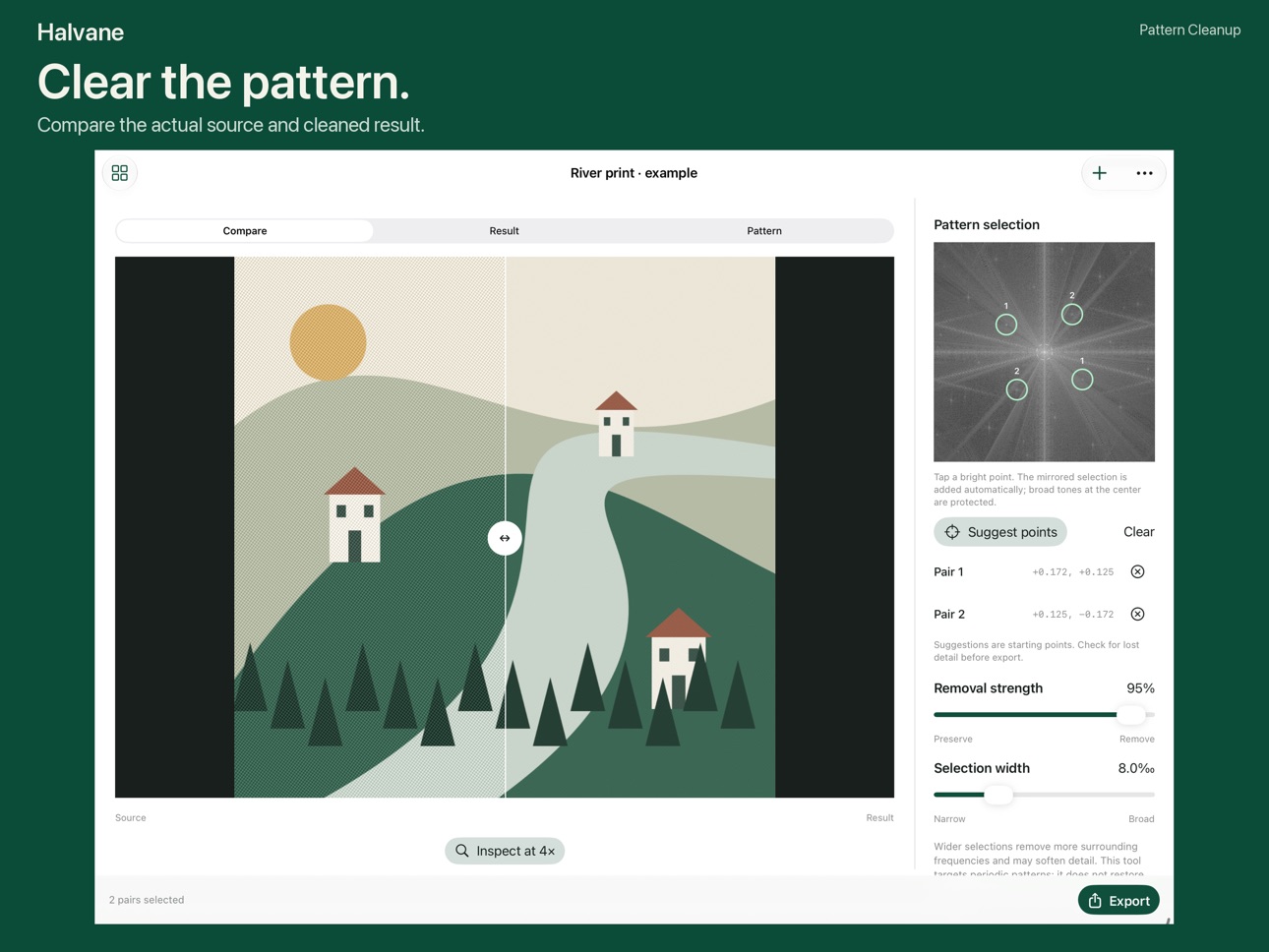 Screenshot 6 of Halvane Pattern Cleanup