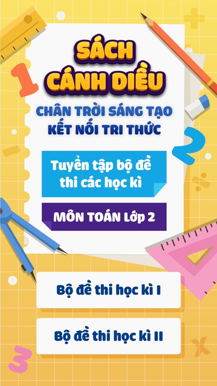 Toán Lớp 2 Đề Thi